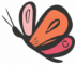LALAMUSIK_icon butterfly_dark bg